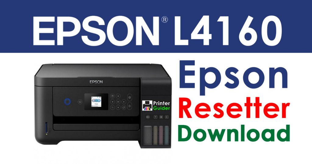 Epson EcoTank L4160 Resetter Adjustment Program Download