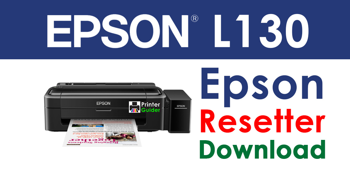 Epson L130 Resetter Adjustment Program