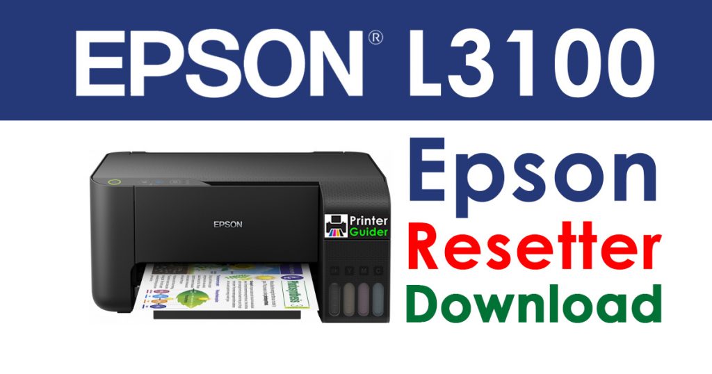 Epson L3100 Resetter Adjustment Program