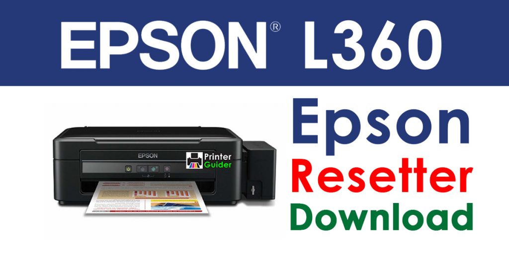 Epson L360 Resetter Adjustment Program