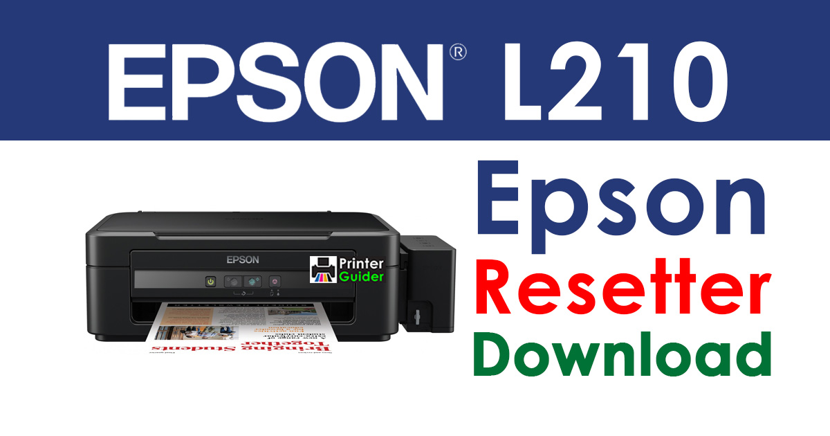 Epson L210 Resetter Adjustment Program Free Download
