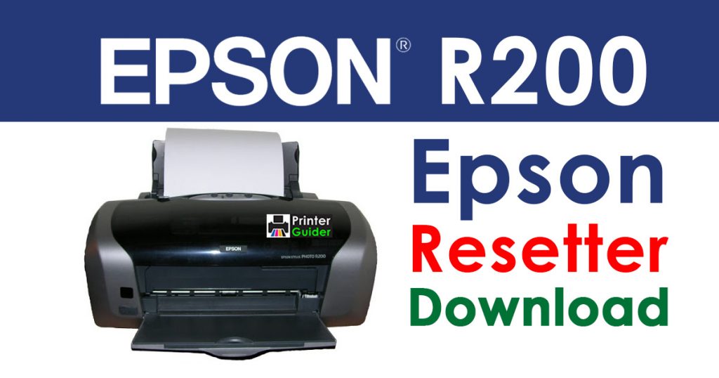 Epson R200 Resetter Adjustment Program Free Download