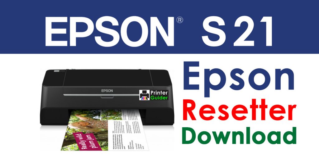 Epson Stylus S21 Resetter Adjustment Program Free Download