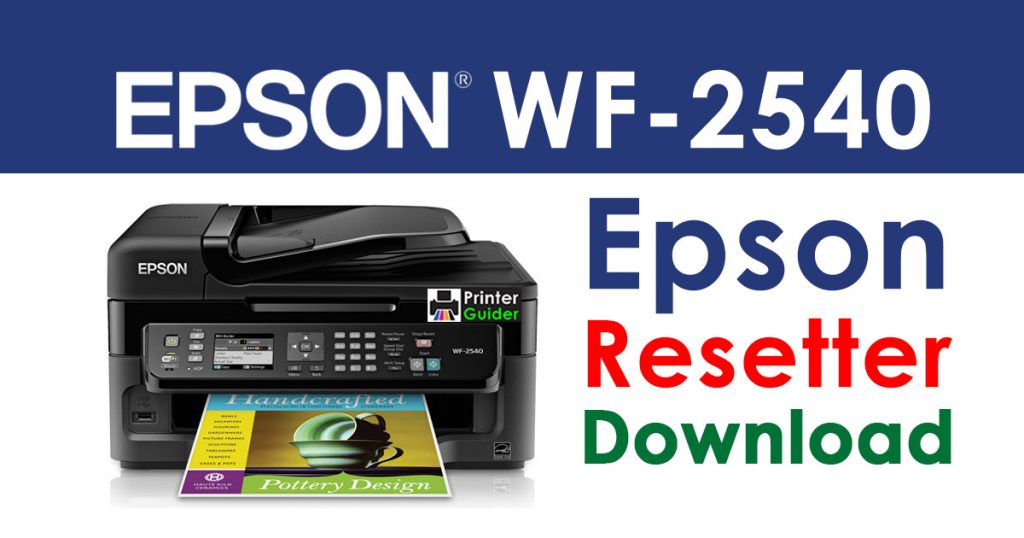 Epson WorkForce WF-2540 Resetter Adjustment Program Download