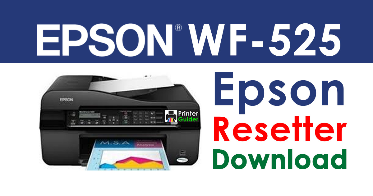 Epson WorkForce WF-525 Resetter Adjustment Program Download