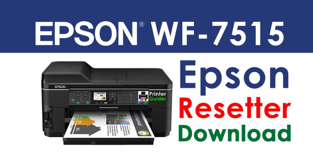 Epson WorkForce WF-7515 Resetter Adjustment Program Download