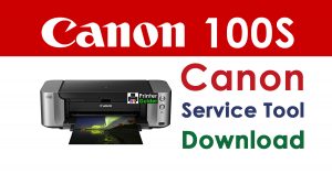 Canon Pixma Pro-100s Resetter Service Tool Download