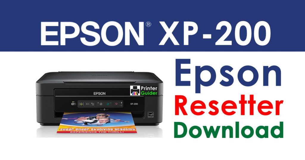Epson XP-200 Resetter Adjustment Program Free Download