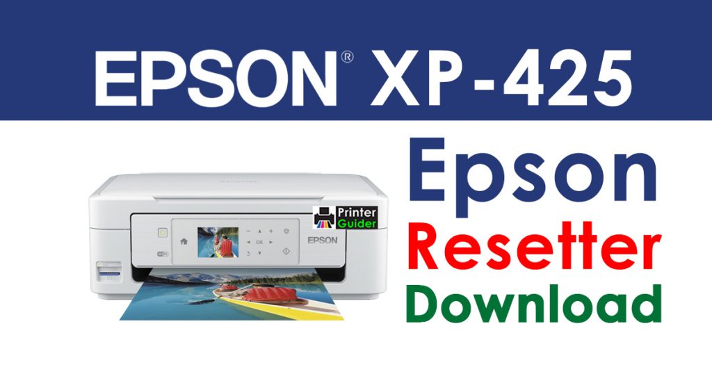 Epson XP-425 Resetter Adjustment Program Free Download