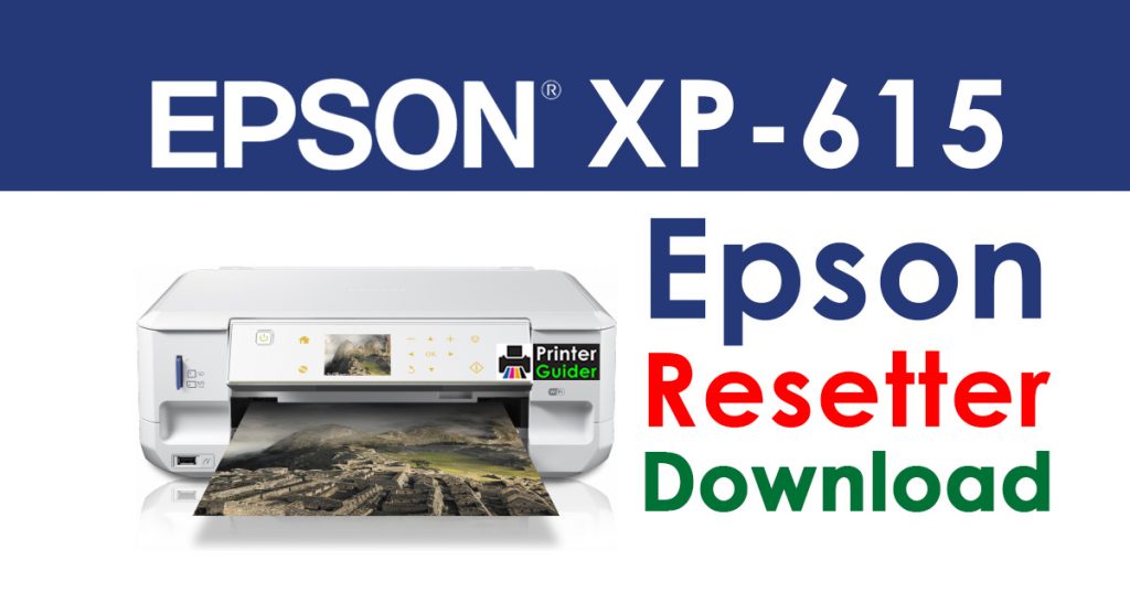 Epson XP-615 Resetter Adjustment Program Free Download