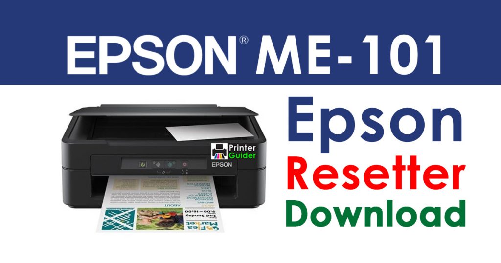 Epson ME-101 Resetter Adjustment Program Free Download