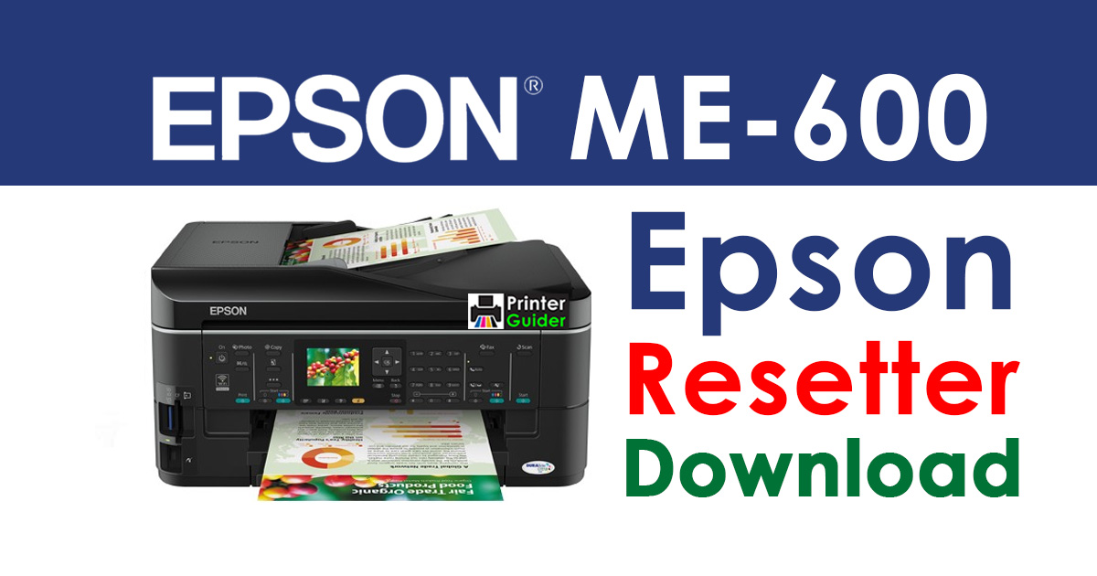 Epson ME Office 600 Resetter Adjustment Program Free Download