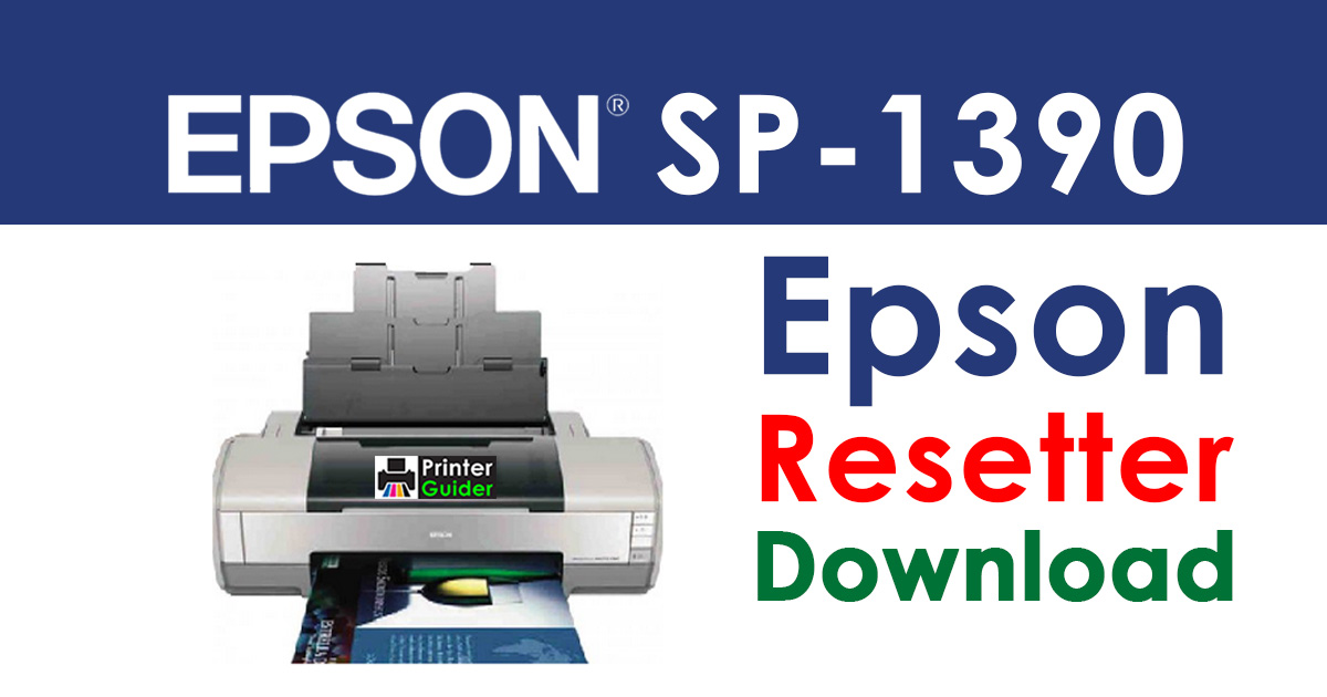 Epson Stylus Photo 1390 Resetter Adjustment Program Free Download
