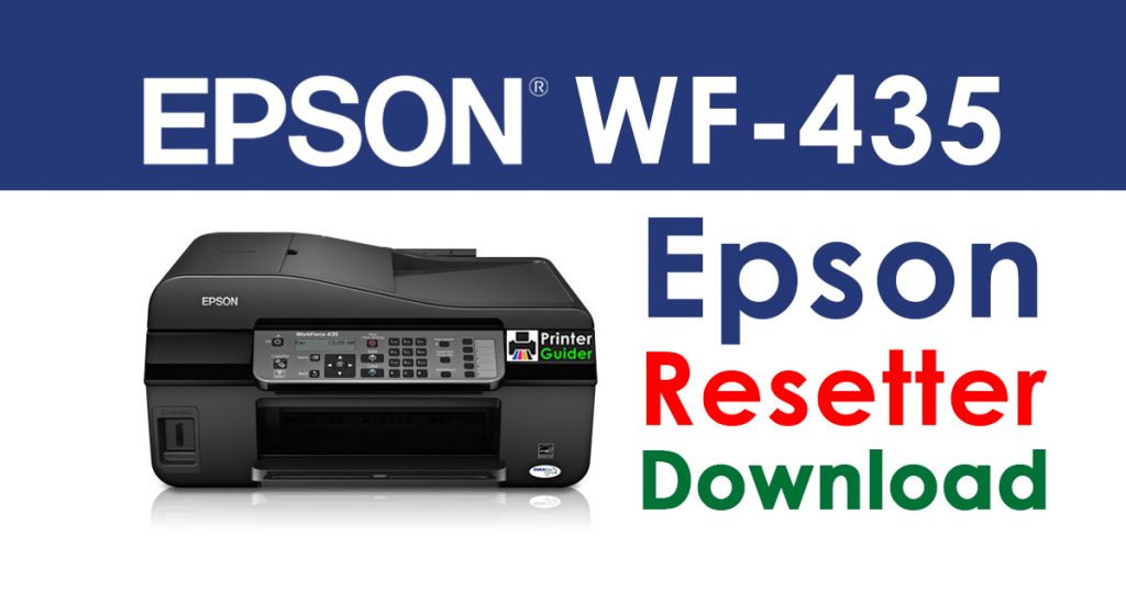Epson WorkForce 435 Resetter Adjustment Program Free Download