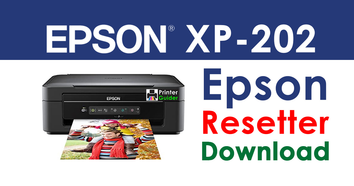 Epson XP-202 Resetter Adjustment Program Free Download