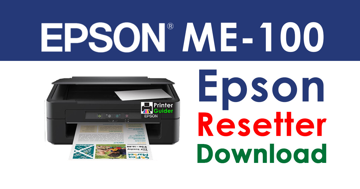 Epson ME-100 Resetter Adjustment Program Free Download