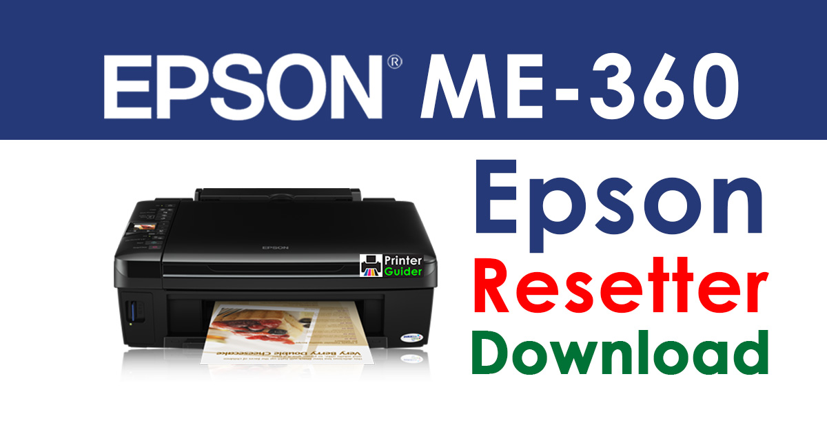 Epson ME Office 360 Resetter Adjustment Program Free Download