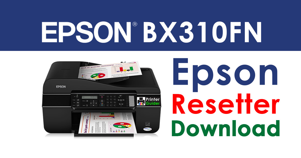 Epson Stylus Office BX310FN Resetter Adjustment Program Free Download