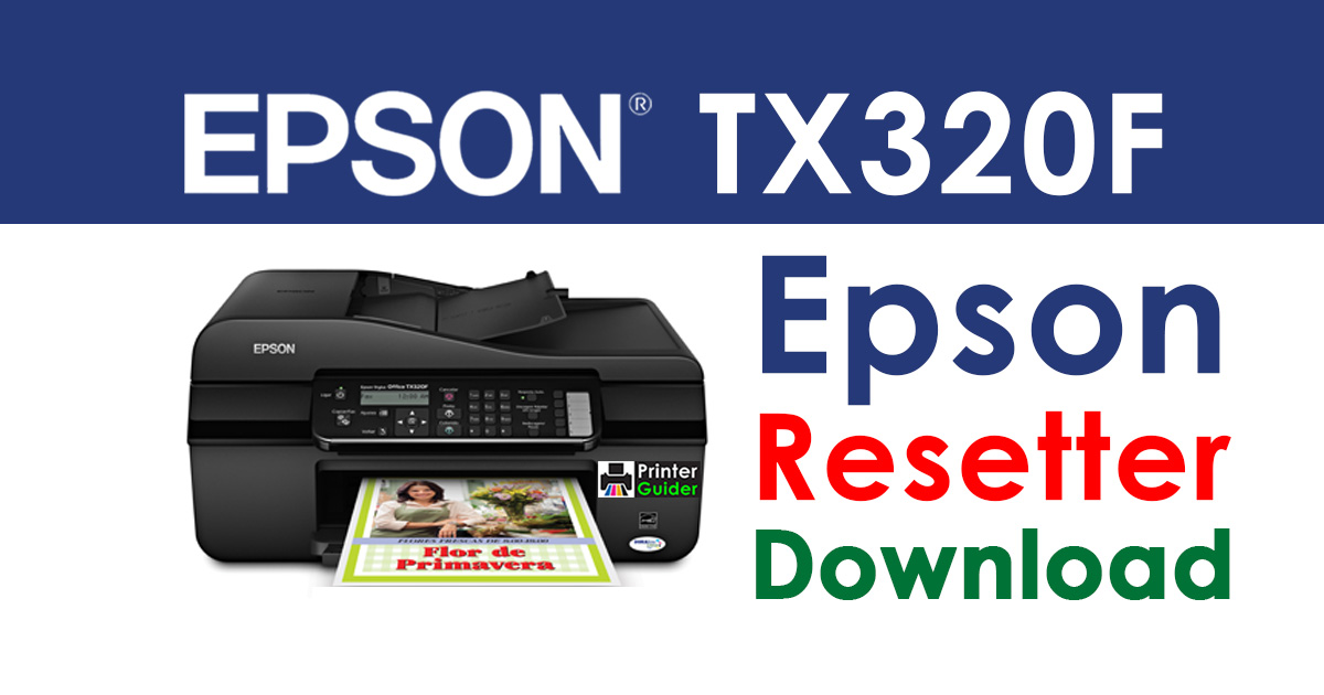 Epson Stylus Office TX320F Resetter Adjustment Program Free Download