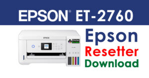 Epson EcoTank ET-2760 Resetter Adjustment Program Free Download