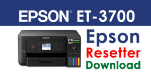 Epson EcoTank ET-3700 Resetter Adjustment Program Free Download