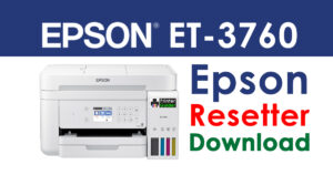 Epson EcoTank ET-3760 Resetter Adjustment Program Free Download