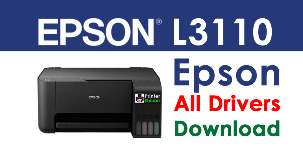 Epson L3110 Printer Driver Free Download
