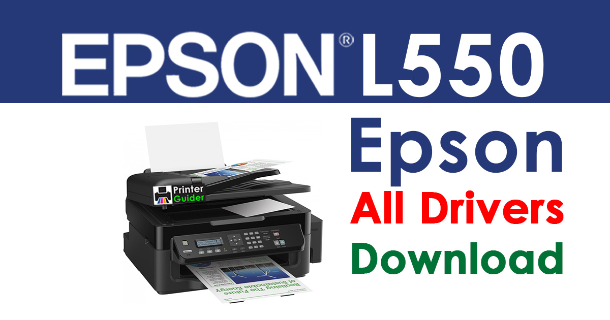 Epson L550 Printer Driver free download
