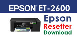 Epson EcoTank ET-2600 Resetter Adjustment Program Free Download
