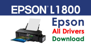 Epson L1800 Printer driver download