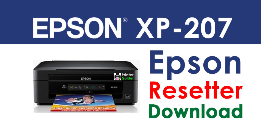 Epson XP-207 Resetter Adjustment Program Free Download
