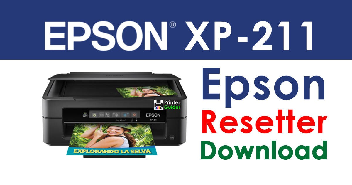 Epson XP-211 Resetter Adjustment Program Free Download