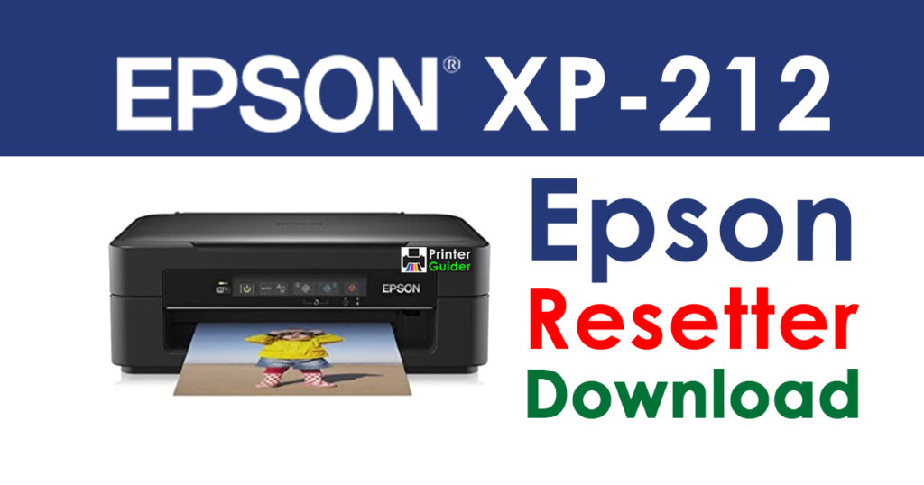 Epson XP-212 Resetter Adjustment Program Free Download