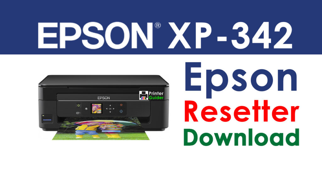 Epson XP-342 Resetter Adjustment Program Free Download