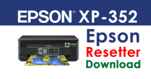 Epson XP-352 Resetter Adjustment Program Free Download