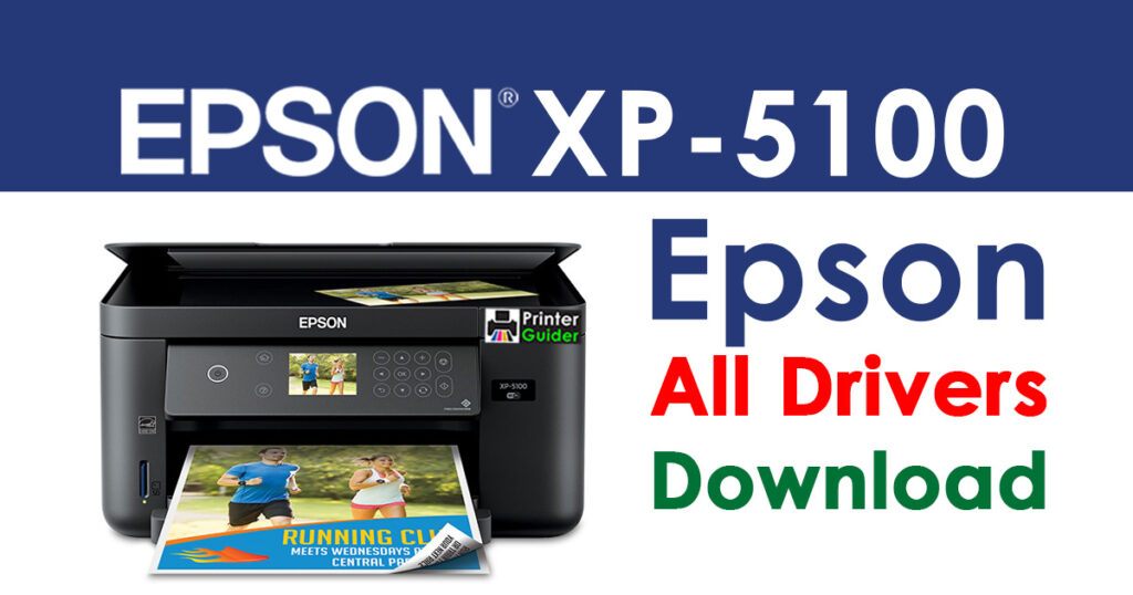 Epson XP-5100 Printer ٖ driver free download