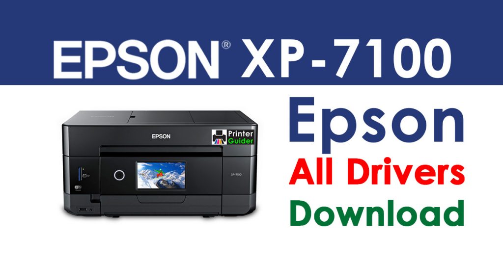 Epson XP-7100 Printer ٖ driver free download