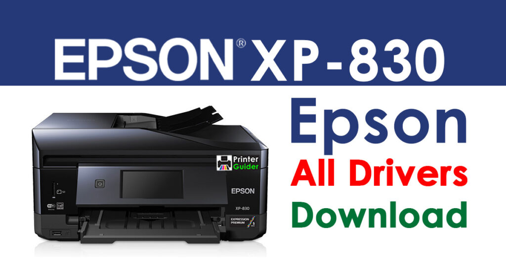Epson XP-830 Printer driver Free download