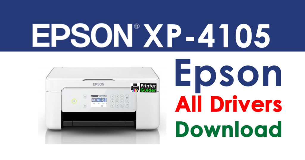 Epson XP4105 Printer ٖ driver free download