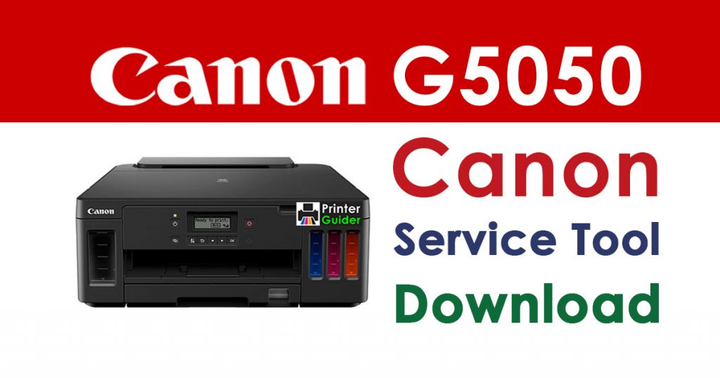 Canon Pixma G5050 Resetter Service Tool Download