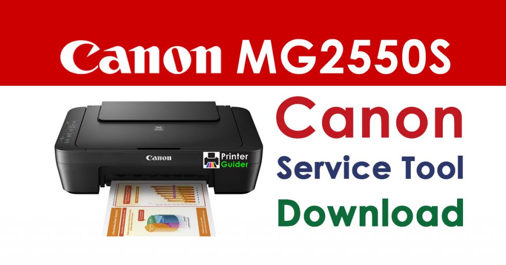Canon Pixma MG2550S Resetter Service Tool Download