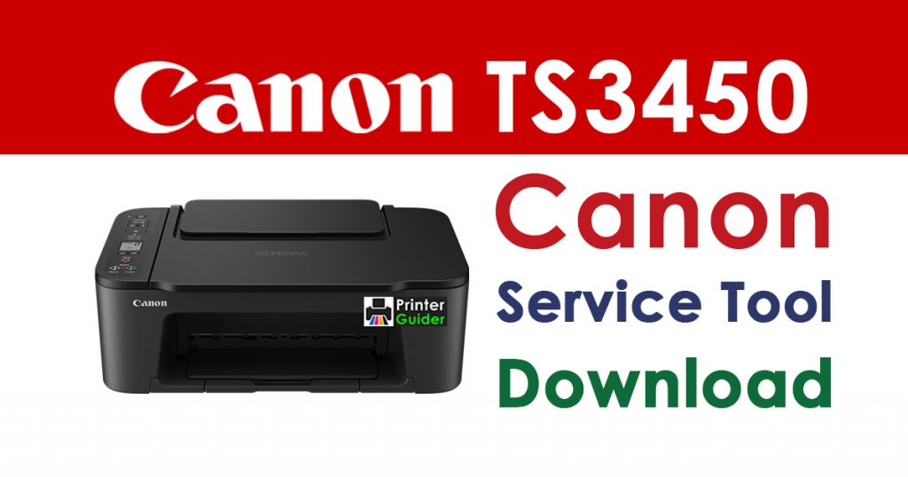 Canon Pixma TS3450 Resetter Service Tool Download