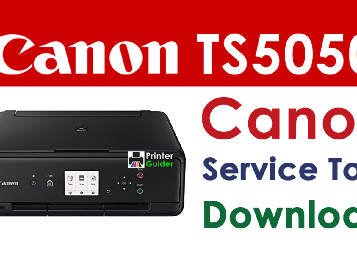 Canon Pixma TS5050 Resetter Service Tool Download
