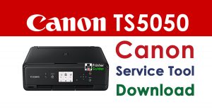 Canon Pixma TS5050 Resetter Service Tool Download