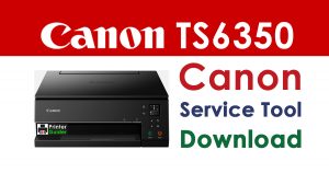 Canon Pixma TS6350 Resetter Service Tool Download