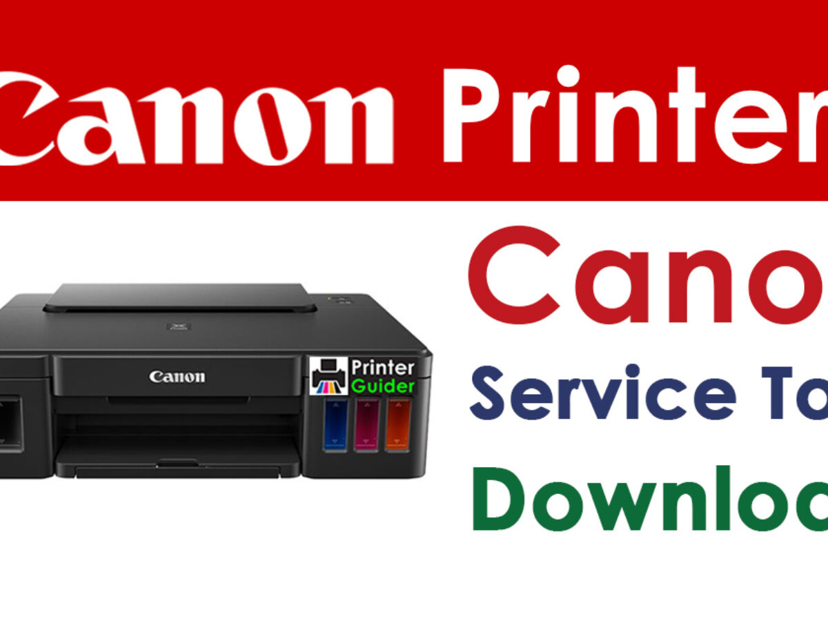 Canon Service Tool v5103 Free Download - Printer Guider
