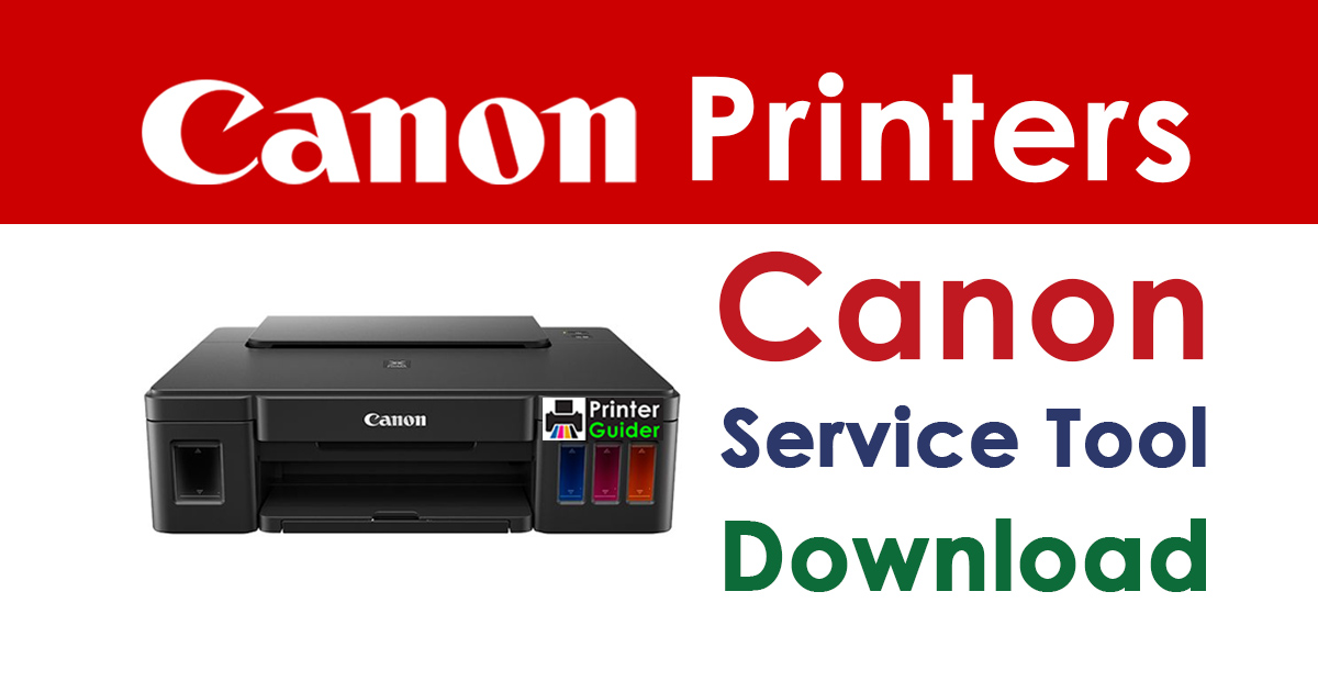 Canon Service Tool v5103 Free Download