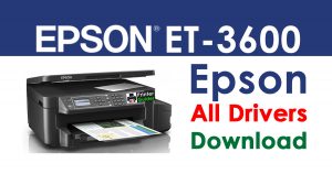 Epson ET-3600 Printer driver free download