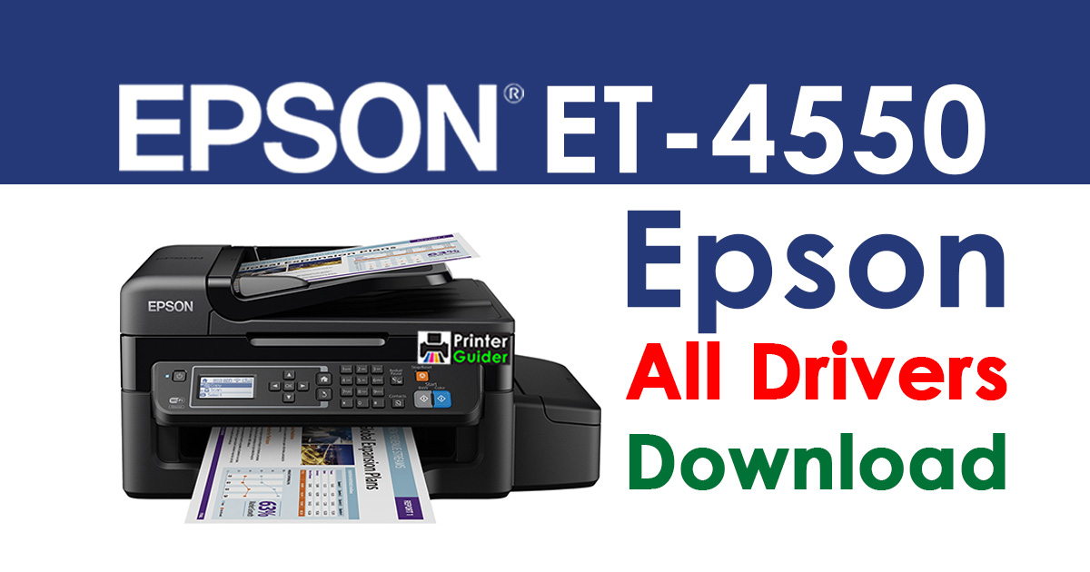 epson et 4550 scanner software download
