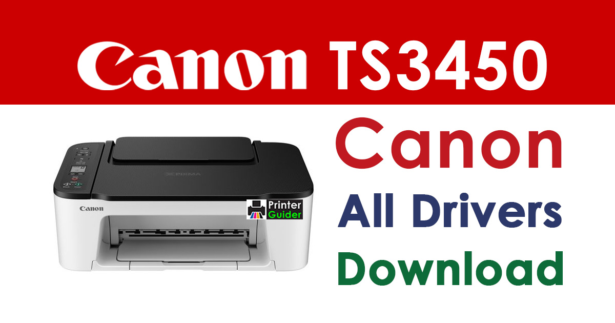 Canon Pixma TS3450 printer driver download